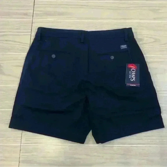 Chaps Coastland Flat-Front Shorts, Men's Size 32, Night Shadow NEW - Picture 5 of 7